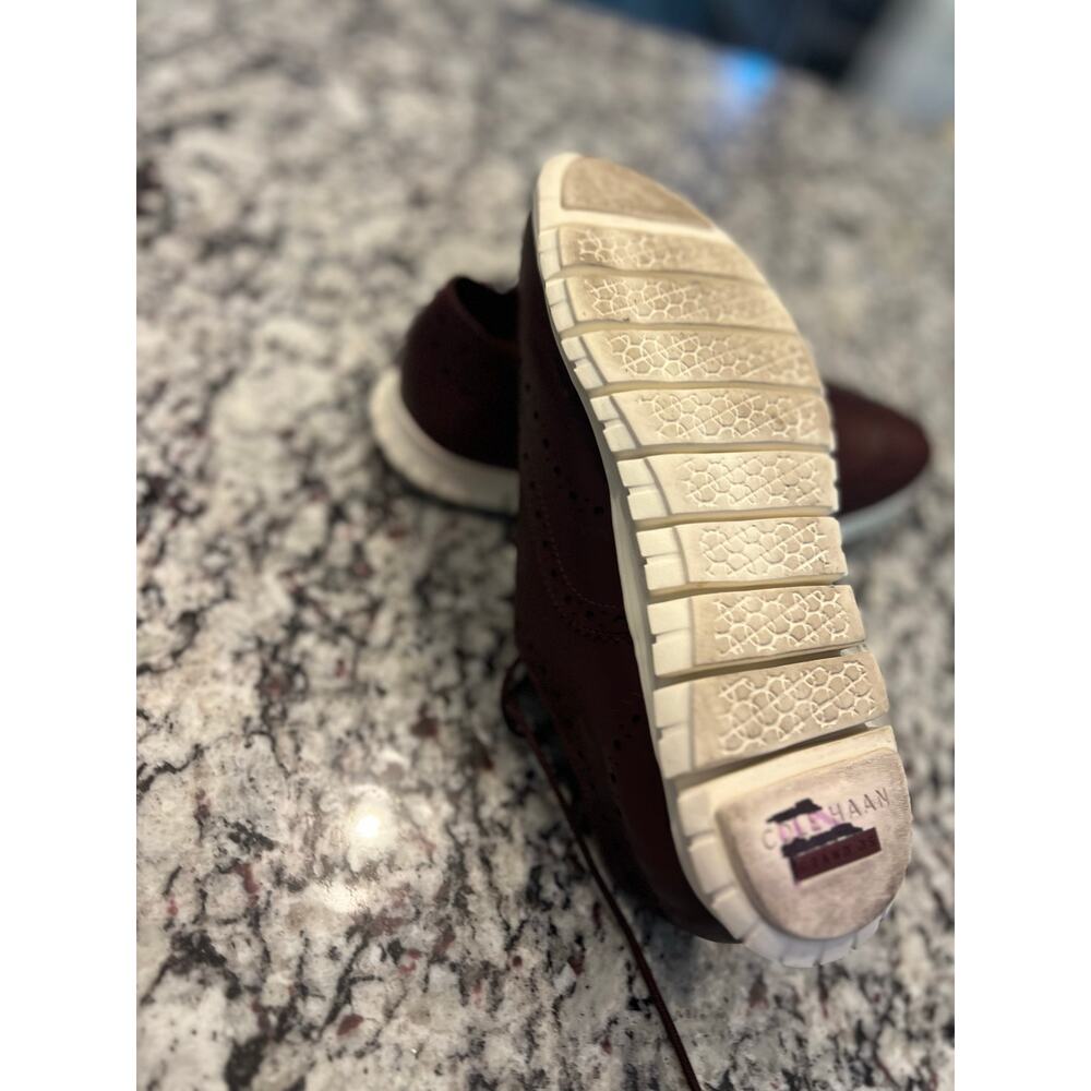 Cole Haan ZERØGRAND Wingtip Oxfords burgundy women’s size 10 - Picture 10 of 15